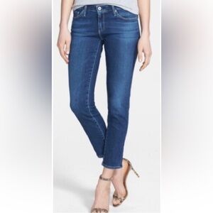 Ag Adriano Goldschmied Dark Blue Ankle Jeans Stilt crop cigarette crop 29R